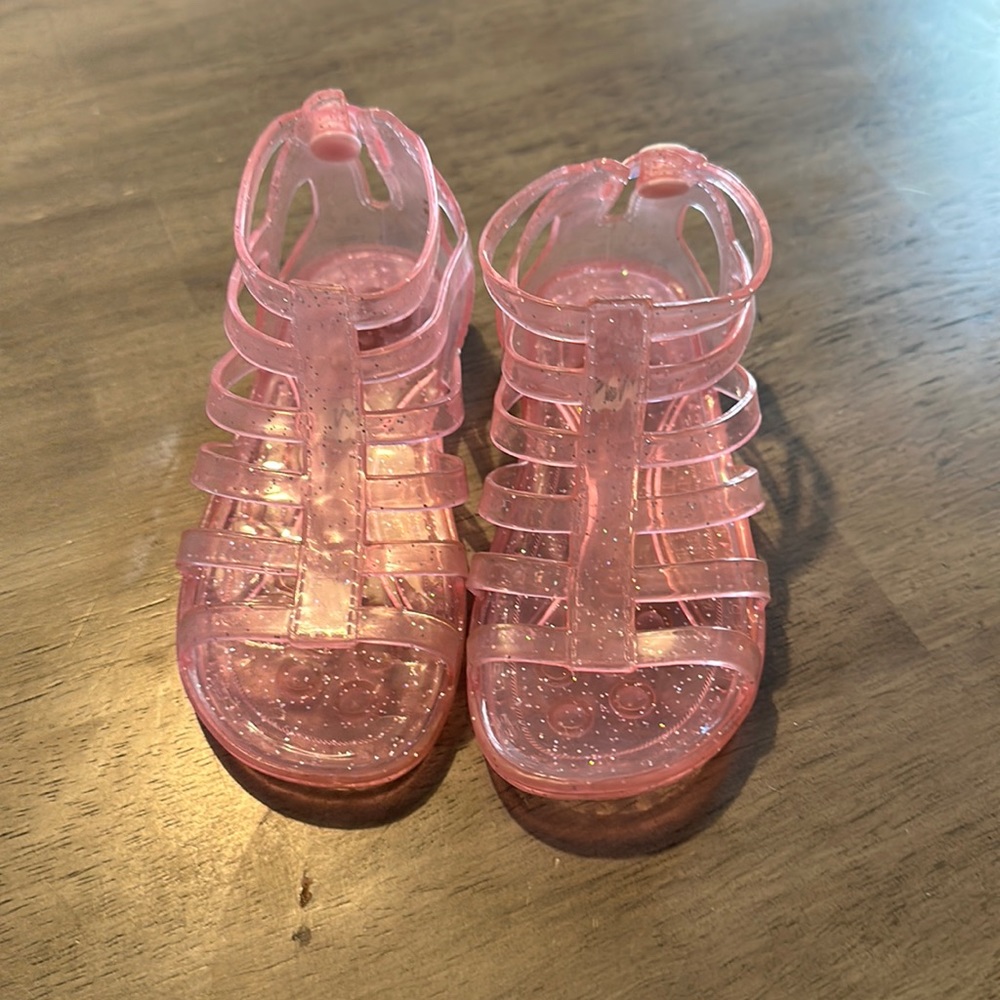 (3/$10) Gladiator jelly shoes Size 6.5 little girl